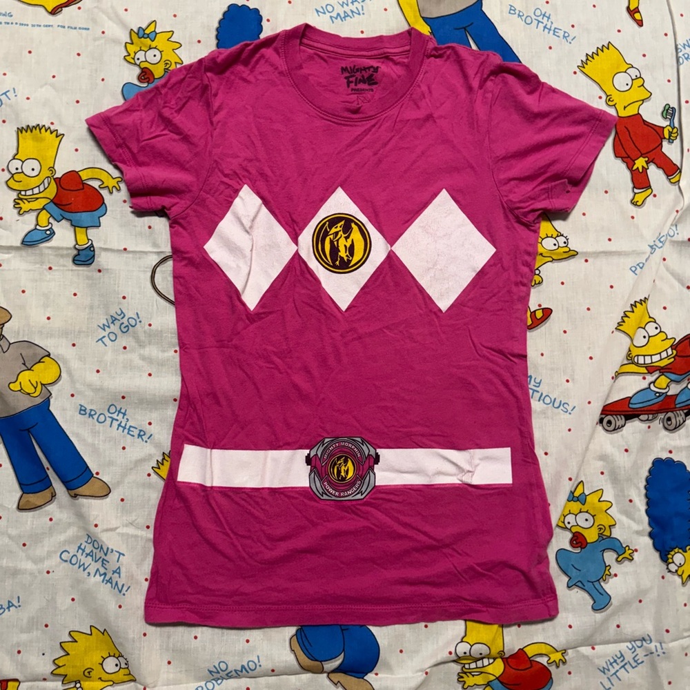 Mighty Fine Pink Power Ranger Shirt